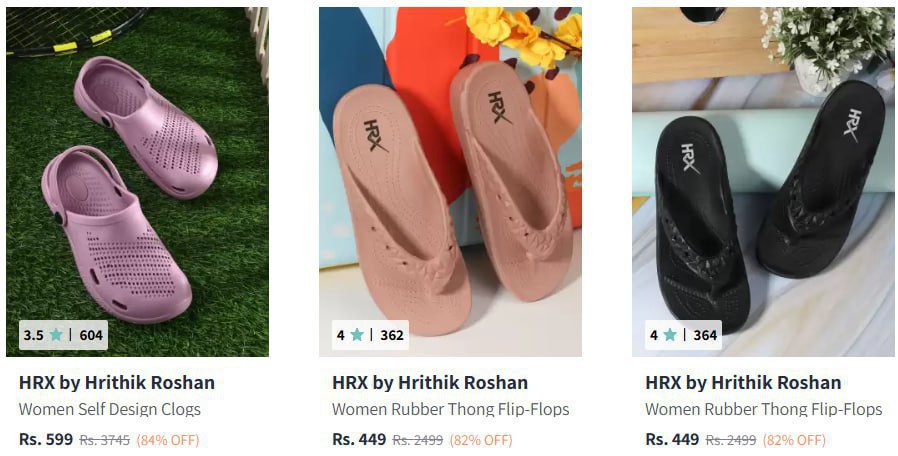 Myntra Loot : Upto 84% Off On HRX Footwears 🔥🔥