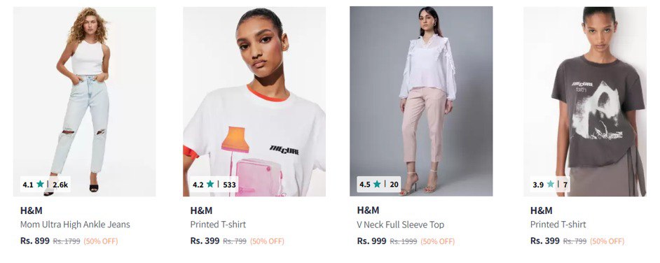 Myntra Loot : Upto 70% Off On H&M Clothing🔥🔥