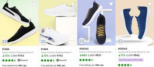 ๐ฅUpto 85% Off On Top Brand Shoes