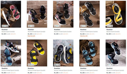Roadster Women Sandal from @259