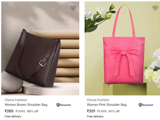 Clovia Fashion Women's Handbags start At 201