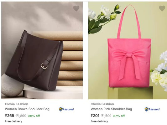 Clovia Fashion Women's Handbags start At 201