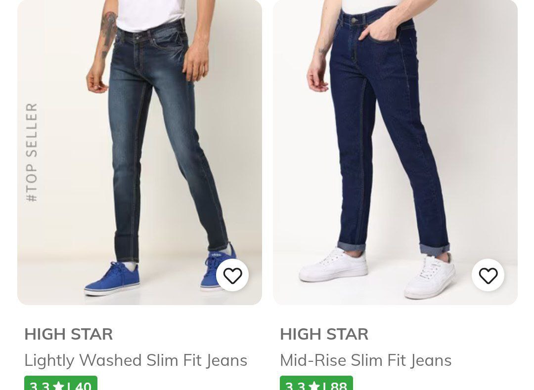 AJIO : Men's Jeans Start @₹286