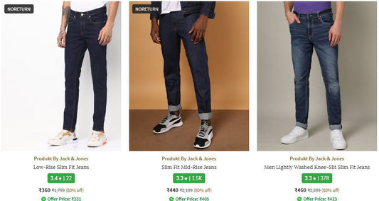 Men's Jeans are available in 80% OFF Discount🔥🔥