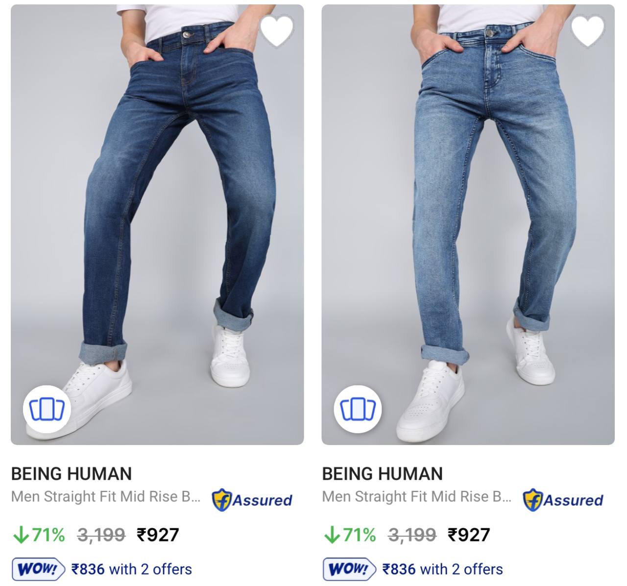 Being Human Jeans @ Min 70% Off
