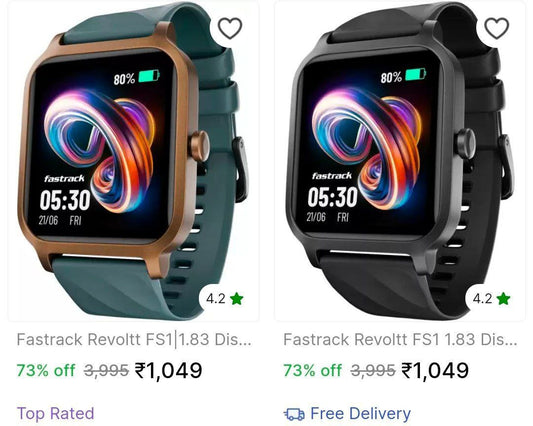 Fastrack Revoltt FS1 Smartwatch @1049 (09/11/2024)