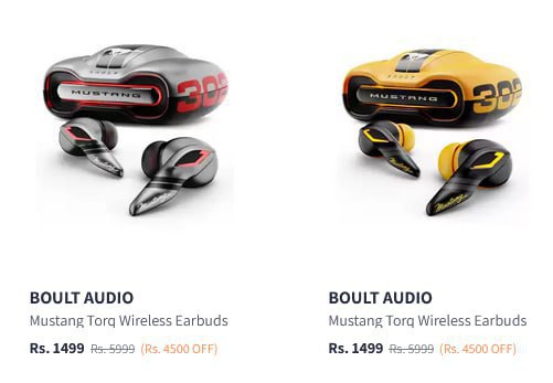 BOULT x Mustang New Launch: Earbuds and Headphone Starting At ₹1,099