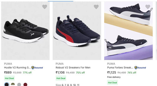 Upto 77% Off On Puma Shoes🥳 (05-12-24)