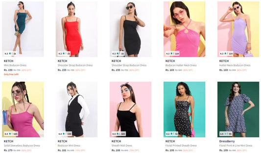 Myntra : Women Dresses up to 90% Off (05-12-24)