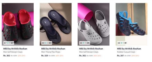 Myntra Loot : Upto 90% Off On HRX Footwear. (05-12-24)