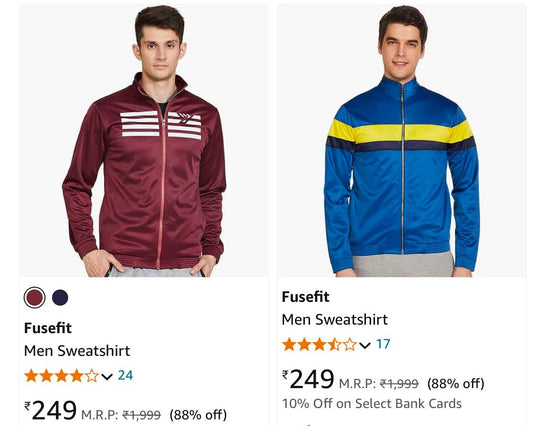 Upto 88% Off On Fusefit Clothing (06-12-24)