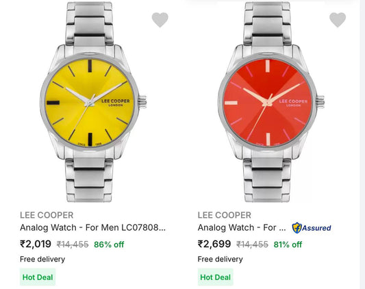 Upto 88% Off On Lee Cooper Watches. (06-12-24)