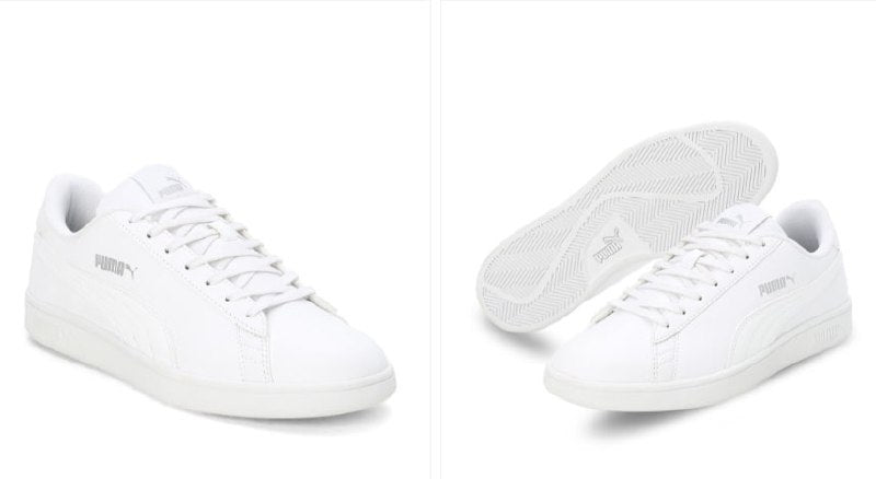 Myntra : Puma White Sneakers @1416. (07-12-24)