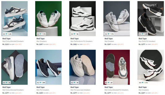 REDTAPE Sneakers UPTO 82% OFF🤩 (10-12-24)
