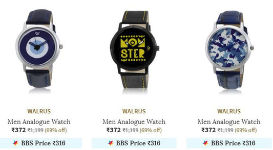 Ajio | Upto 69% Off On Mens Watches Starting From @372π₯π₯ (12-12-24)