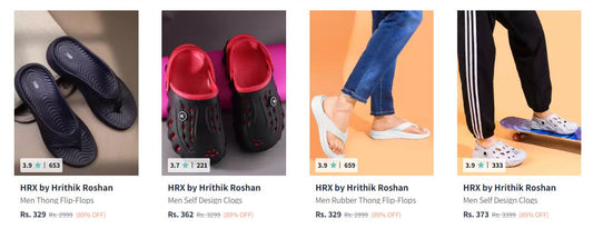 Hrx Footwear Upto 89% Off (12-12-24)