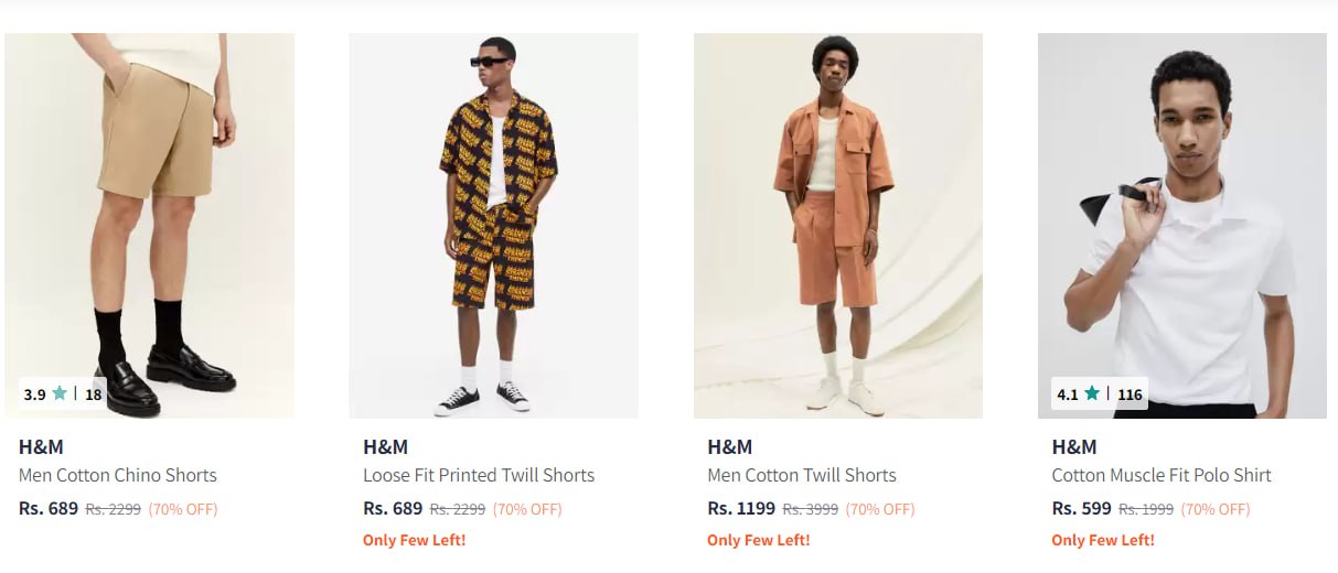 Myntra : Upto 70% Off On H&M Clothing. (13-12-24)