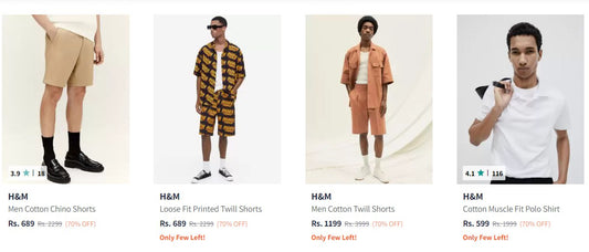 Myntra : Upto 70% Off On H&M Clothing. (13-12-24)