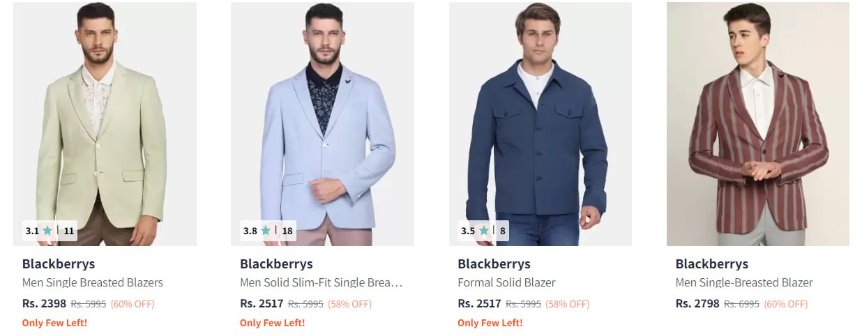 Blackberrys Blazers Starts @ 2398. (17-12-24)