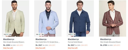 Blackberrys Blazers Starts @ 2398. (17-12-24)