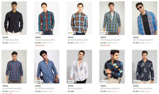 Min 80% Off On Snitch Men Shirts.(18-12-24)