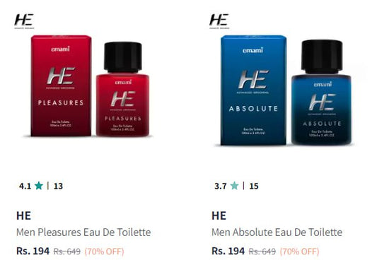 Upto 70% Off HE EDT Perfume. (20-12-24)