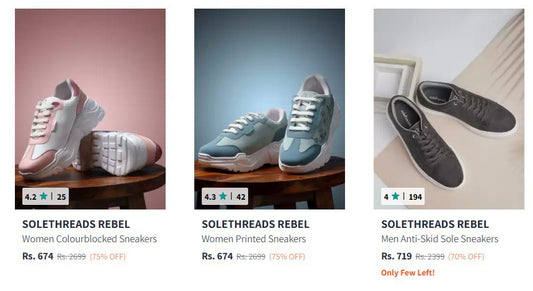 Myntra Loot - Sneakers From ₹674 (24-12-24)