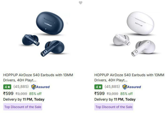 HOPPUP AirDoze Earbuds at ₹599 (25-12-24)