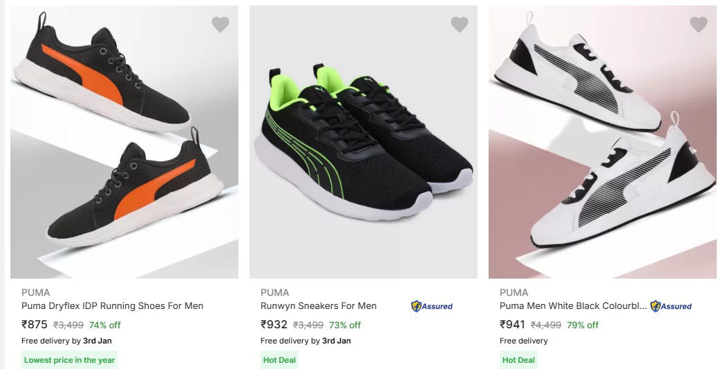 Upto 78% Off On Branded Men's Shoes.