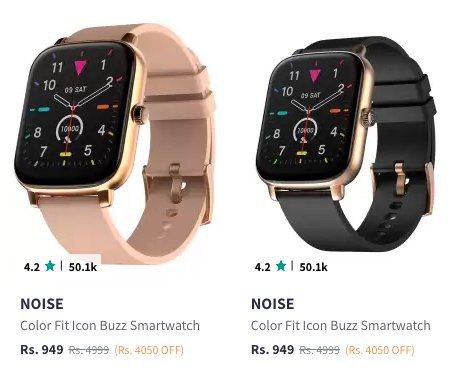 Myntra : Noise Smartwatches starts from @ Rs.949 😱😱