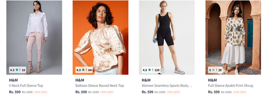 Myntra : Upto 70% Off On H&M Clothing. (13-12-24)