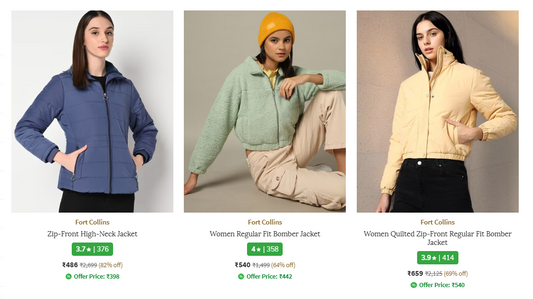 Upto 75% Off Fort Collins Jackets (16-12-24)