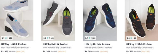 Upto 90% Off On HRX Shoes