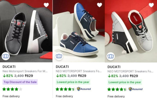 🔥Upto 82% Off On Ducati Shoes