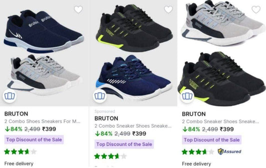 🔥LOOT : Men Shoes Combo at ₹399