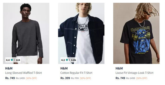 Myntra Loot : Upto 70% Off On H&M Clothing.💥💥