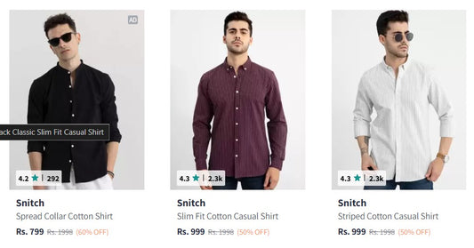 Snitch Men's casual shirts(50% OFF)
