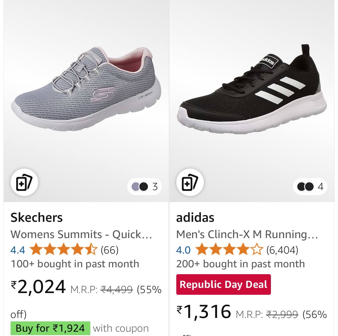 Upto 56% Off On ADIDAS, SKECHERS, NIKE & more