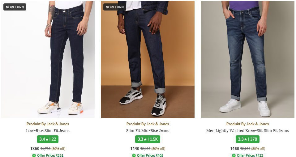 Men's Jeans are available in 80% OFF Discount🔥🔥