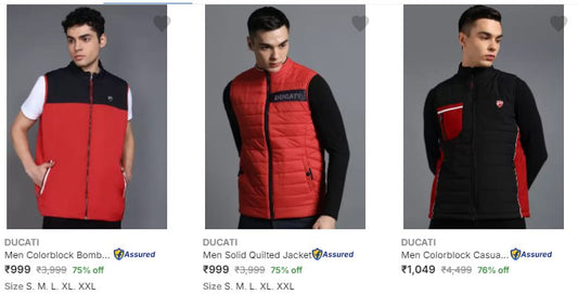 Ducati Men's Jackets Upto 76% Off (03-12-24)