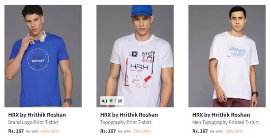Myntra : Upto 80% Off On HRX Clothing. (07-12-24)