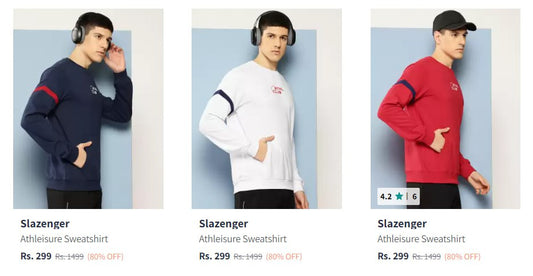 Loot : Slazenger Winterwears @ 80% Off (07-12-24)