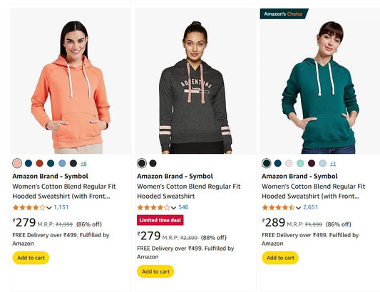 Branded SweaT-Shirt Starts ₹279 (09-12-24)