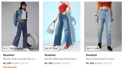 Myntra Loot : Women's Jeans Start @254 (12-12-24)