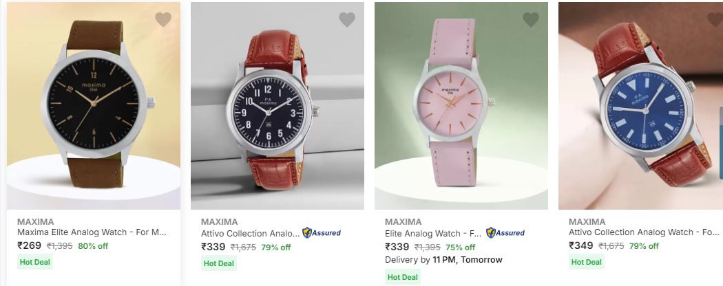 Upto 80% Off On Watches. (17-12-24)