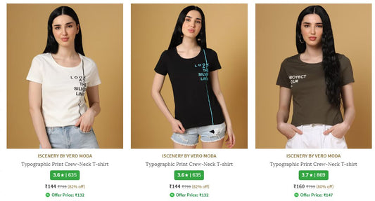 AJIO Loot : 80% Off On Vero Moda & ONLY Women Clothing(27-12-24)