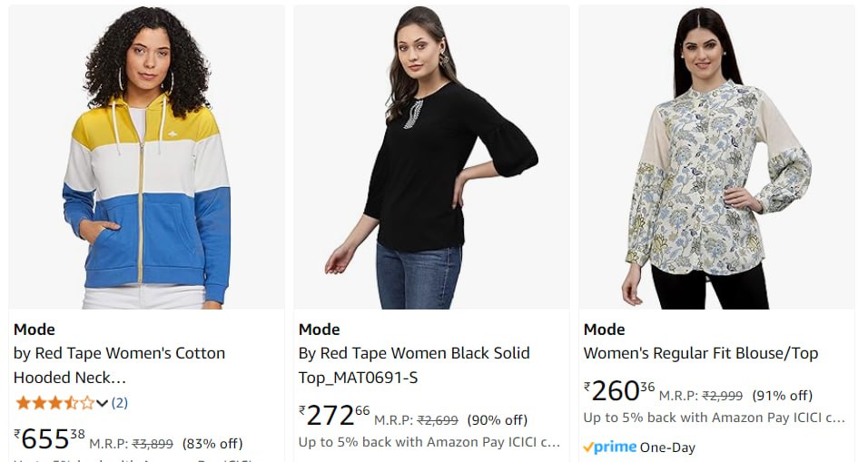 Loot : Upto 93% Off On Red Tape Clothing.(30-12-24)