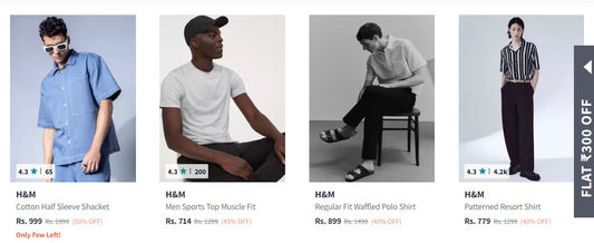 Upto 70% Off On H&M Clothing. (31-12-24)