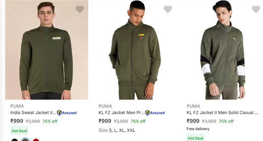Upto 73% Off On Puma Jackets. in just Rs.1000 (17-12-24)