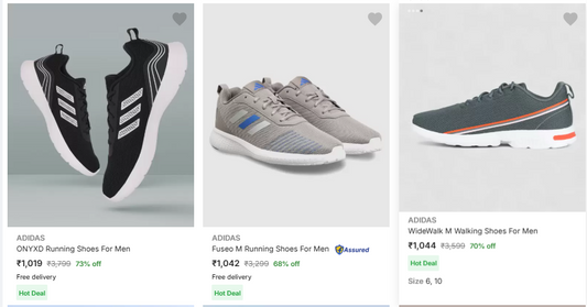 Upto 78% Off On Branded Men's Shoes.